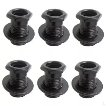 Комплект втулок для настройки ключа + шайб для электро/деревянной/акустической гитары чёрный