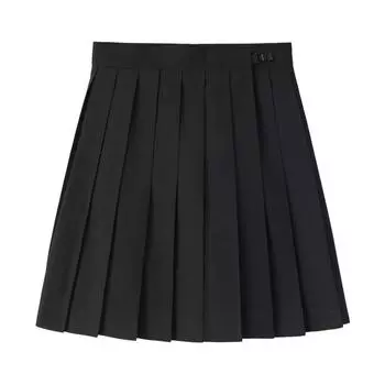 Комплект вышитого поло и шорт в японском студенческом стиле