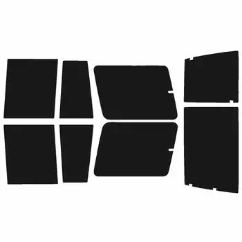 Комплект задних пленок Velocity Car, совместимый с Land Cruiser Prado 5 Door 70 Series KZJ78W Dark Smoke