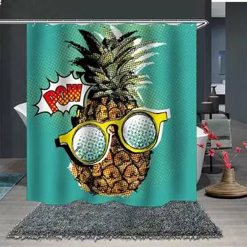 Комплект занавесок для душа, занавеска для душа для ванной, водонепроницаемая занавеска для душа для ванной, зимний декор ванной комнаты, украшение для ванной комнаты 180*180