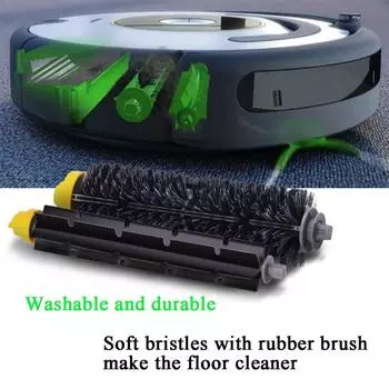 Комплект запасных частей для iRobot Roomba 600 Series 610 620 625 630 650 660 Вакуумная щетка-щетка + фильтр Aero Vac + боковая щетка