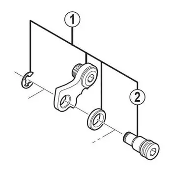Комплект запасных частей для оси B SHIMANO Y50Y98010 (Для нормального) РД-М670 РД-М610 РД-М615 РД-М675 РД-М675-Д
