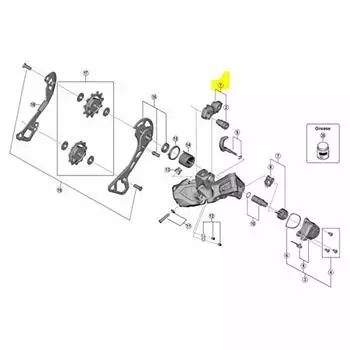 Комплект запасных частей для оси B SHIMANO Y3FC98010 (Для нормального) RD-RX805-GS RD-R8050-GS RD-R8050-SS RD-RX815 RD-RX817