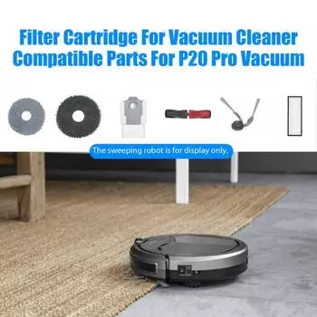 Комплект запасных частей для щеток пылесоса-робота Простая установка Боковые щетки Фильтр Комплект основных щеток D
