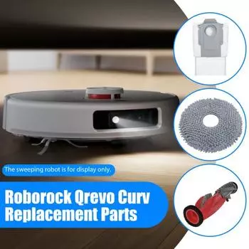 Комплект запасных частей для щеток пылесоса-робота Простая установка Боковые щетки Фильтр Комплект основных щеток D