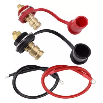 Комплект зарядного устройства для аккумулятора, клеммы для зарядки с кабелями для автомобилей