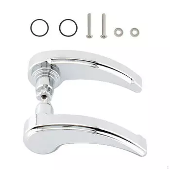 Комплект защелки для седельной сумки мотоцикла, рычаг для седельной сумки, профессиональный, высокопроизводительный, простой в установке Silver