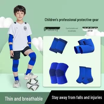 Комплект защитного снаряжения для детей: Наколенники, локти, запястья, лодыжки для защиты от падений, тепла, ползания, танцев, спорта, катания на роликах M size