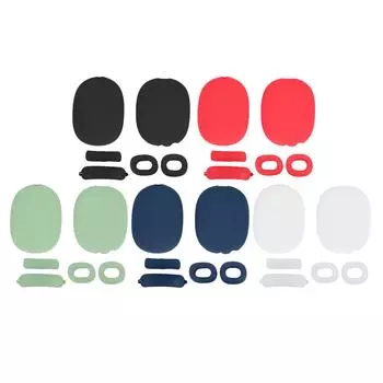 Комплект защитных чехлов для наушников, силиконовая подушечка для оголовья, подушечка для ушей, набор чехлов для амбушюр Green