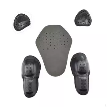 Комплект защитных накладок для езды на мотоцикле, защита для велоспорта, многофункциональный, съемный, практичный мотоцикл 5 Pieces