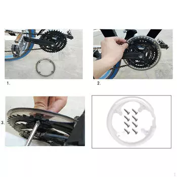 Комплект защиты цепи для горного велосипеда 42-44T чёрный