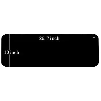 Комплект заземляющего коврика, коврик для стола, заземляющий коврик для ног, коврик для компьютерной мыши может улучшить сон, поддерживать равновесие тела, кровообращение AU Plug чёрный