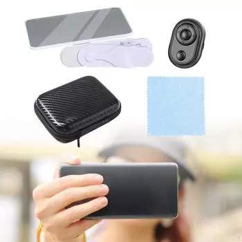 Комплект зажимов для зеркального отражения камеры телефона чёрный