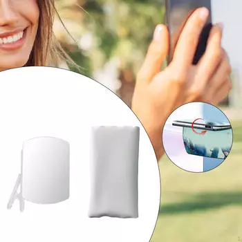 Комплект зажимов для зеркального отражения камеры мобильного телефона, регулируемый аксессуар, легкий, гибкий для путешествий белый