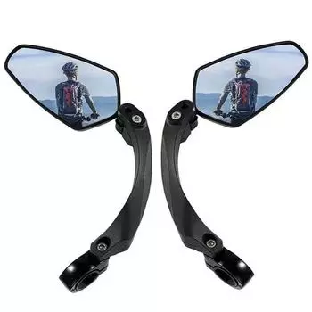 Комплект зеркал заднего вида для велосипеда 2 шт. 2 Pcs чёрный