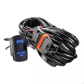 Комплект жгута проводов для световой панели мощностью 300 Вт, разъем Plug Play, импульсная шина с питанием для 14AWG