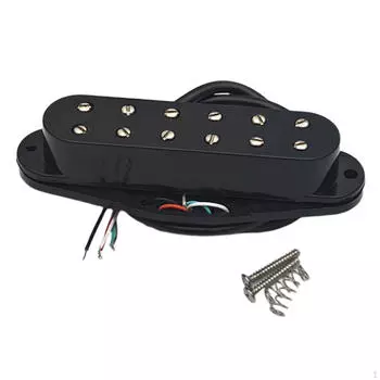 Комплект звукоснимателей для электрогитары своими руками, простая установка, аксессуары для одной катушки чёрный
