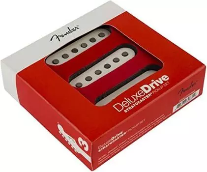 Комплект звукоснимателей для гитары Deluxe Drive Stratocaster Pickup с одной катушкой FenderFender SETStratocaster 3-компонентный Goods белый