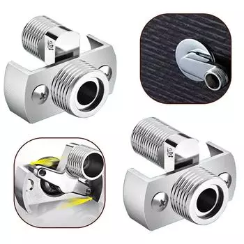 Комплектация регулируемого углового изогнутого смесителя для ног 26mm