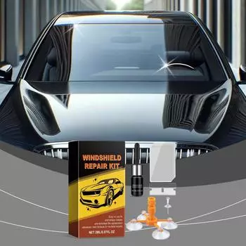 Комплекты для лобового стекла, жидкости для стекла, комплекты для лобового стекла от сколов и трещин, 2 мл One Size белый