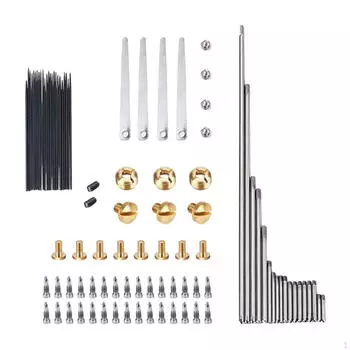 Комплекты для обслуживания альт-саксофона, аксессуары для саксофона, металлические винты с круглой головкой, прочные для замены и ремонта Style A