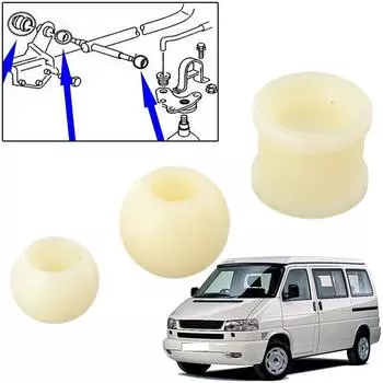 Комплекты для ремонта селектора тяги передач для VW T4 701711166 7D0711131 015311544 Замена втулок для VW Transporter T4 Camper V B4W1