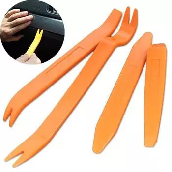 Комплекты клипс для отделки аудиосистемы двери, радиоприемник, 4 шт., инструмент для снятия панели автомобиля, установщик ювелирных изделий, аксессуар