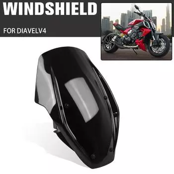 Комплекты кронштейнов для крепления ветрового стекла для Ducati Diavel V4 2025 2025 Мотоциклетный дефлектор ветрового стекла Обтекатель Щит