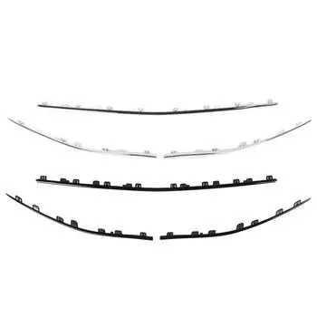 Комплекты молдингов для переднего бампера, 3 части, стильные, устойчивые к царапинам, для C-Class W206 Line 2022–2024 OEM Chrome