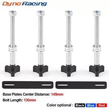 Комплекты монтажных штифтов для тяговых досок, подходят для всех эвакуационных гусениц с расстоянием между отверстиями 4,72–6,69 дюйма, черные монтажные штифты красный