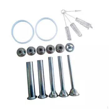 Комплекты насадок для чурросоделителей, 5 шт., 6 шт. для колбасного шприца