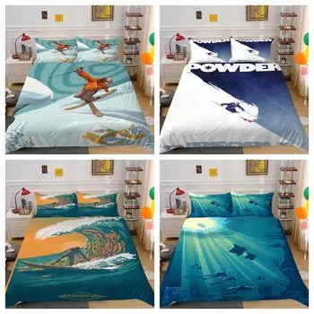Комплекты постельного белья Постельное белье Наволочка для экстремальных видов спорта Домашнее постельное белье Комплект пододеяльников Single 135x200cm