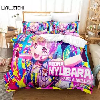 Комплекты постельного белья Raise A Suilen Reona Nyubara изысканные постельные принадлежности комплект пододеяльник одеяло комплект роскошный подарок на день рождения 135x200cm 2pcs