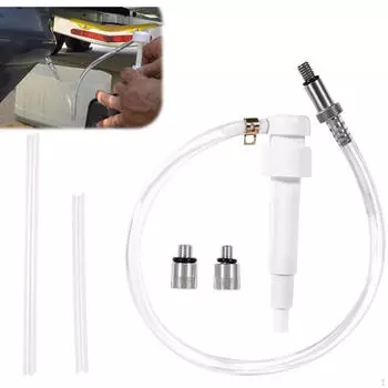 Комплекты шестеренчатых масляных насосов для стандартных бутылок объемом 1 кварта, адаптеры 8 мм и 10 мм, ручные, 8 куб. см