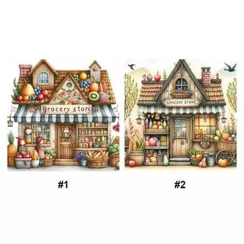 Комплекты стикеров-Kreuzstichset aus ko-Baumwollgarn 11 CT berucktes Lebensm 1