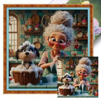 Комплекты стикеров-Kreuzstichset из ko-Baumwolle 11 CT berucktes Zeichen Ar 1