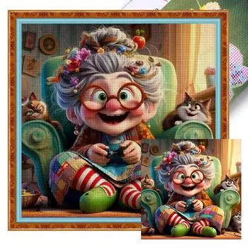 Комплекты стикеров-Kreuzstichset из ko-Baumwolle 11 CT berucktes Zeichen Ar 1