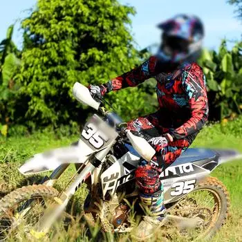 Комплекты трикотажа и брюк для мотокросса, гоночный костюм, комплект гонщика, комплект внедорожного MX Enduro MOTO, мужские комплекты, женские комплекты для горных мотоциклов для скоростного спуска XL-36