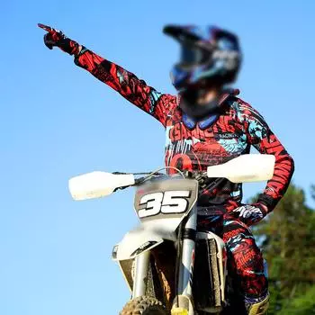 Комплекты трикотажа и брюк для мотокросса, гоночный костюм, комплект гонщика, комплект внедорожного MX Enduro MOTO, мужские комплекты, женские комплекты для горных мотоциклов для скоростного спуска M-32