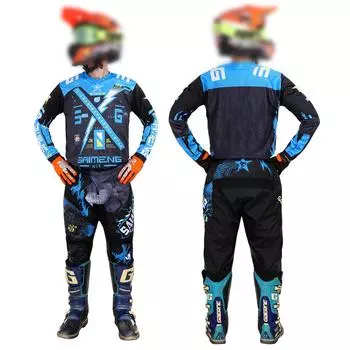 Комплекты трикотажа и брюк для мотокросса, гоночный костюм, комплект гонщика, комплект внедорожного MX Enduro MOTO, мужские комплекты, женские комплекты для горных мотоциклов для скоростного спуска M-32