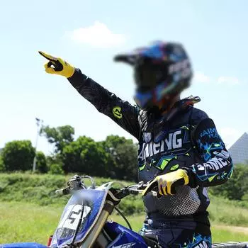 Комплекты трикотажа и брюк для мотокросса, гоночный костюм, комплект гонщика, комплект внедорожного MX Enduro MOTO, мужские комплекты, женские комплекты для горных мотоциклов для скоростного спуска L-34