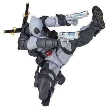 Комплекс фигурок Kaiyodo AMAZING YAMAGUCHI Deadpool color Deadpool color version 170mm окрашенная фигурка Revoltech ver.2.0 X-FORCE ver. версия 2.0