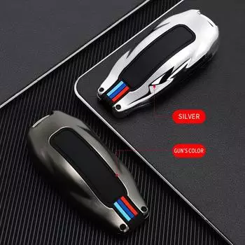 Комплексная защита спереди и сзади для Tesla Model 3 S, чехол для автомобильного ключа, корпус из цинкового сплава, чехол для пульта дистанционного управления