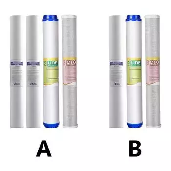 Комплексный фильтр для улучшения качества воды. Предварительный фильтр. Система фильтрации воды. Комплект для бытовых трубопроводов. Предварительная поставка.