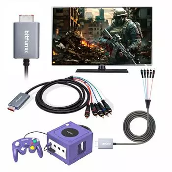 Компонентный кабель компонентного видео 5RCA YPbPr адаптер для игровой консоли NGC цифровой AV-выход для Nintendo GameCube