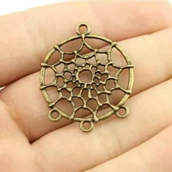 Компоненты соединителя серьги «Ловец снов», винтажная подвеска для изготовления ювелирных изделий