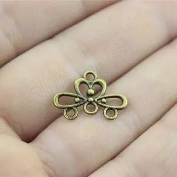 Компоненты соединителя серьги с геометрическим соединением Автомобильная подвеска Популярные ювелирные подвески A12-10pcs-24x10mm