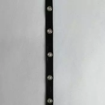 Композитная кожа, когти, заклепки, паровые глаза, черная веревка из искусственной кожи, мозоли, тесьма, аксессуары для одежды, ручная работа 1cm silver chick eye (size 45)