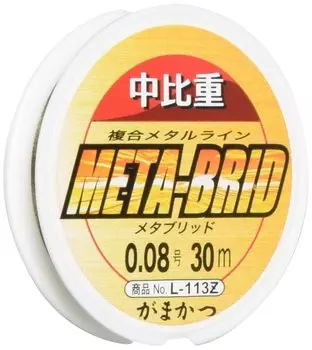 Композитная леска Gamakatsu Metabrid, средний удельный вес 30M L113Z 0,08