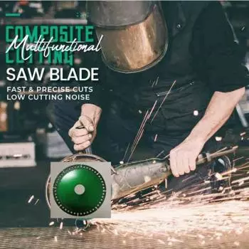 Композитный многофункциональный режущий пильный диск 100 мм ультратонкий пильный диск для резки керамической плитки и стекла инструмент для угловой шлифовальной машины синий